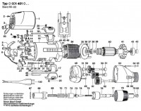 Bosch 0 601 401 046 Pn-Screwdriver - Ind. 220 V / GB Spare Parts